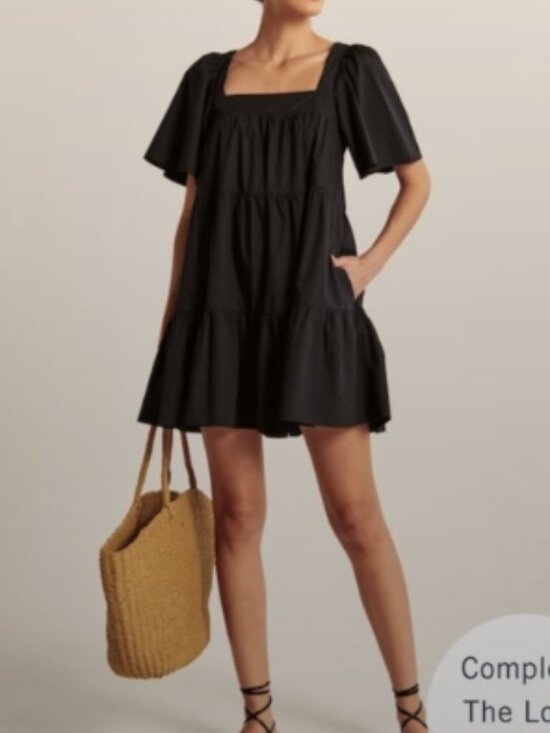 Abercrombie & Fitch Dresses & Skirts - Abercrombie & Fitch Angel Sleeve Trapeze Mini Dress - NWT - XL